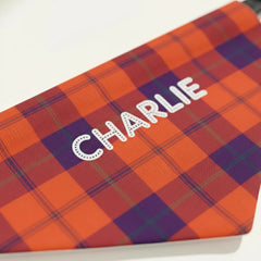 Pitbull Hub™ Personalized Plaid Bandana Collar