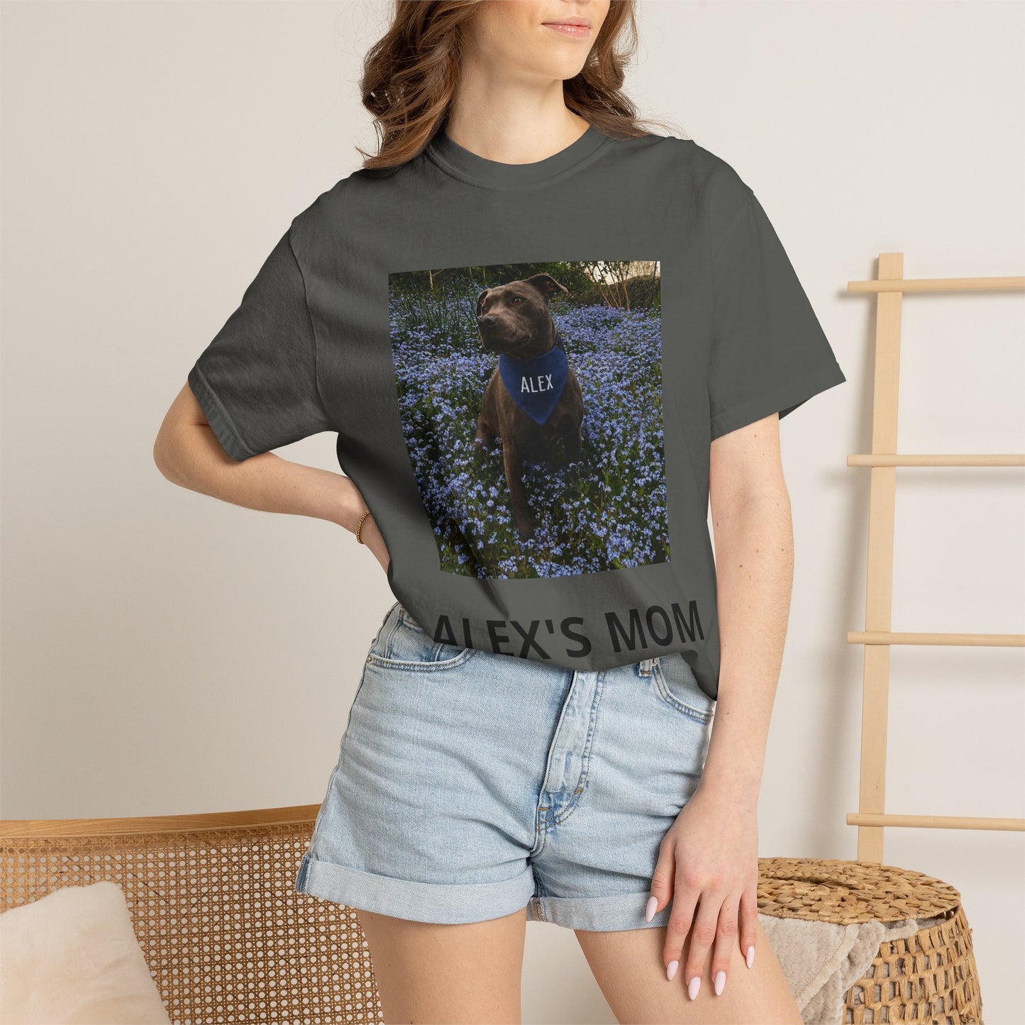 (Test) Alex's Mom T‑Shirt — Personalized Dog Photo Tee