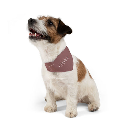 (TEST) Personalized Pet Bandana Collar - Custom Name Dog & Cat Accessory (Charlie)