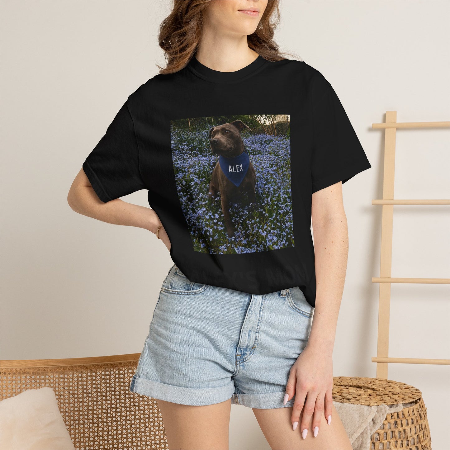 (Test) Alex's Mom T‑Shirt — Personalized Dog Photo Tee