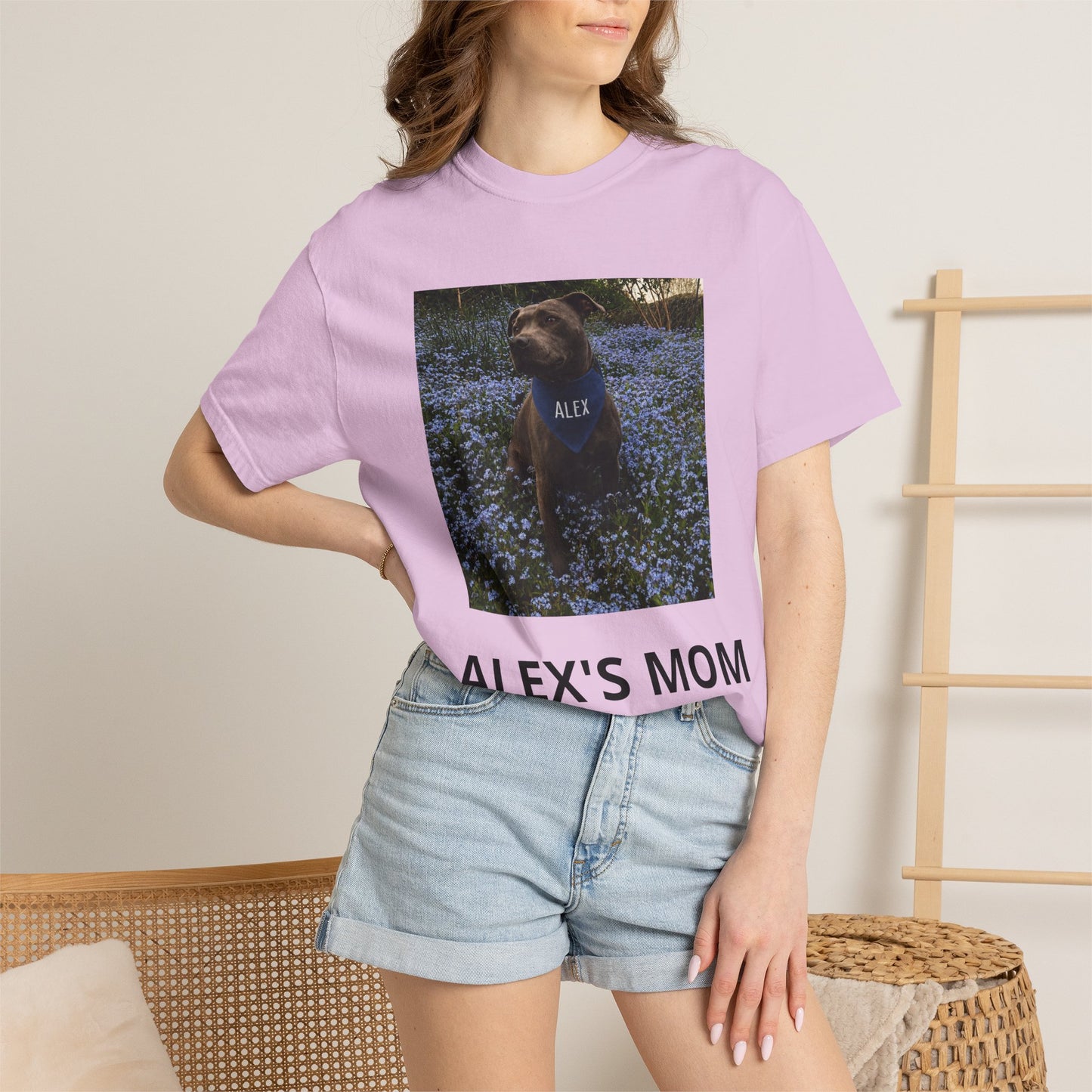 (Test) Alex's Mom T‑Shirt — Personalized Dog Photo Tee