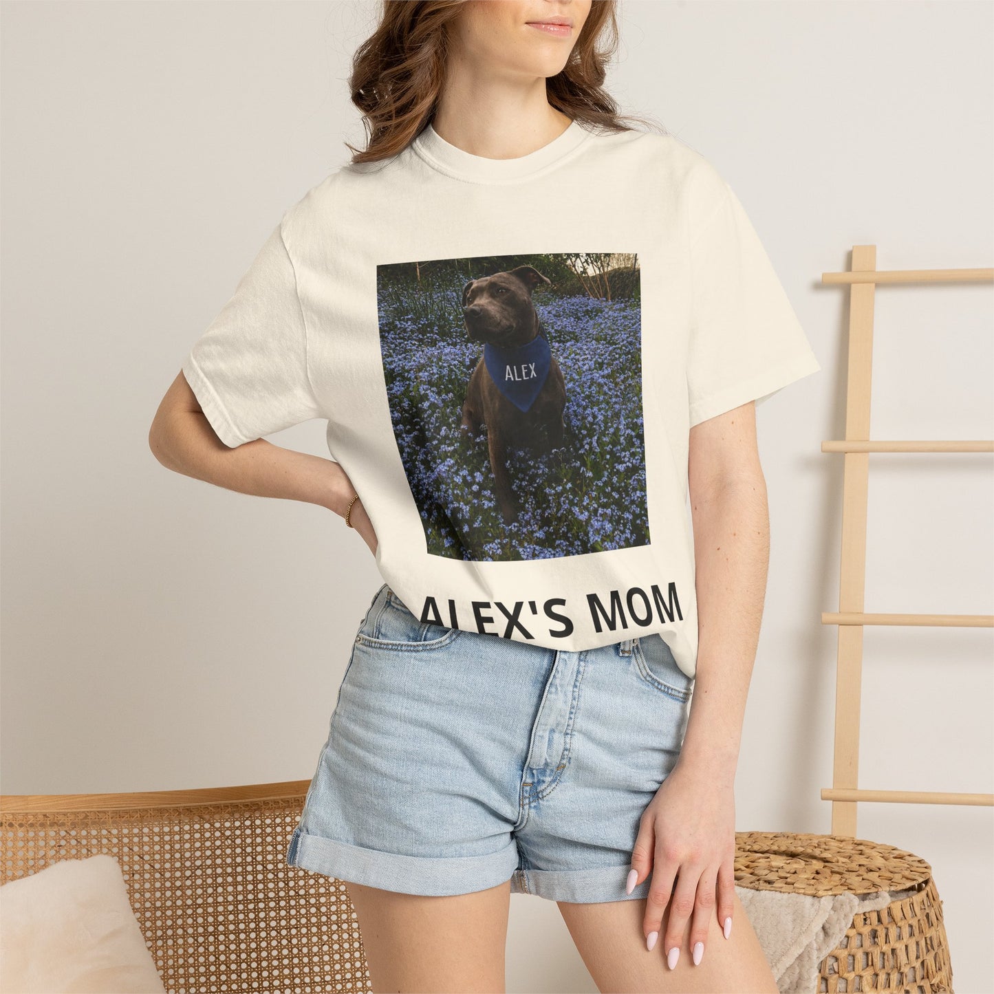 (Test) Alex's Mom T‑Shirt — Personalized Dog Photo Tee
