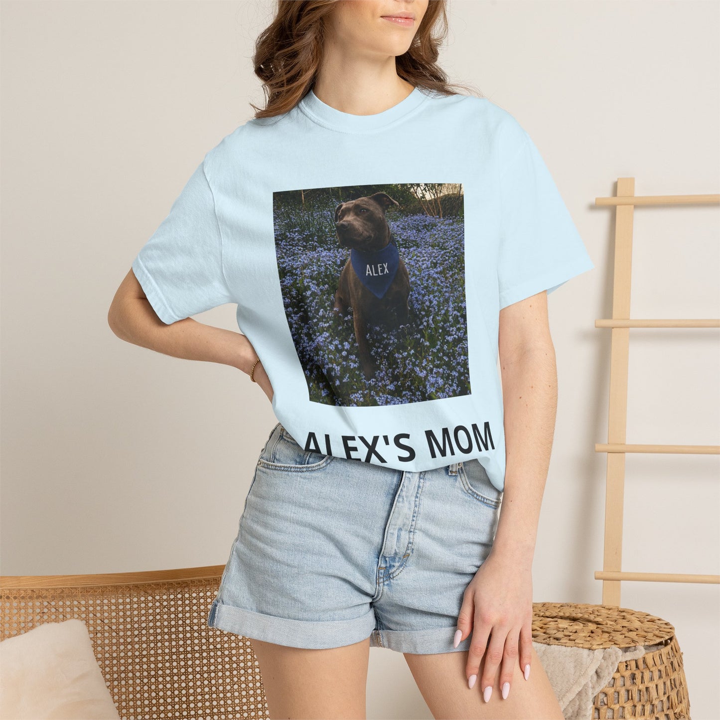 (Test) Alex's Mom T‑Shirt — Personalized Dog Photo Tee
